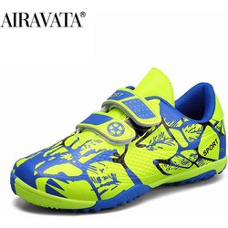Jungen Training TF Fußballschuhe Kunstrasen Anti-Rutsch Jugend Fußballschuhe Sporttrainingsschuhe Mädchen Fußballschuhe 36 grün