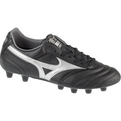 Mizuno Morelia II Pro FG, schwarze Fußballschuhe für Herren 43 schwarz