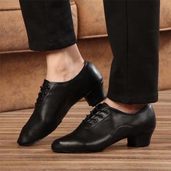 Moderne Tanzschuhe Herren Leder Weiche Sohle Gesellschaftstanzschuhe Herren Standard Tanzschuhe 42
