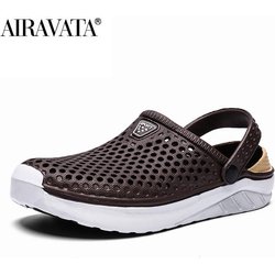 Unisex Fashion Beach Clogs Dicke Sohle Slipper Wasserdichte Anti-Rutsch-Sandalen Flip-Flops für Damen Herren 42 kaffeebraun