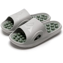 Massage-Akupressur-Hausschuhe für Herren – rutschfeste Sandalen für die Fußtherapie zu Hause, Sommer-PVC-Design 44-45