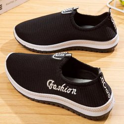 Damen Winter-Baumwollschuhe, weiblich, Plüsch, warm, rutschfest, Schneeschuhe, große Größe, lässige Outdoor-Turnschuhe 36 schwarz