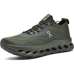 2025 new foreign trade sports shoes men's height increase, lightweight shock absorption casual running shoes mesh breathable casual shoes live broadc 45 armee grüne
