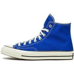 Converse Chuck 70 High Rush Blue Unisex Sneakers Egret Black 168509C 35