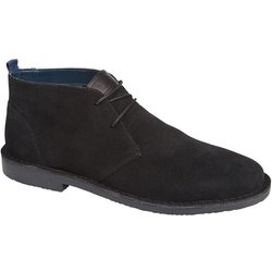 Roamers Herren Wildleder Desert Boots 10 UK schwarz