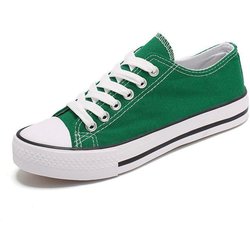 Student Leinwand Schuhe Weibliche Casual Paar Männliche und Weibliche Skate Schuhe Koreanischen Stil Atmungsaktive Kleine Weiße Schuhe 38 grün