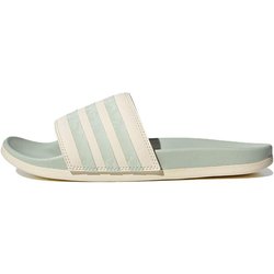 Neue Adidas Adilette Comfort Slide 'White Linen Green' Damen H03620 38
