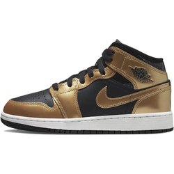 Neuer Jordan 1 Mid SE Metallic Gold Schwarz GS DR6967-071 38.5