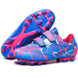 Kinder-Fußballschuhe Society FG Schule Fußballschuhe Stollen Gras Turnschuhe Jungen Mädchen Outdoor-Athletiktraining Sportschuhe 31 violett