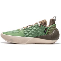Li Ning All City 12 Encore Basketballschuhe Herren Sneaker Stone-Moosgrün ABAU051-3 45