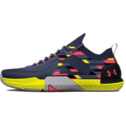 Under Armour TriBase Reign 4 Pro Amp Aurora Purple Multi Herren Sneaker Yellow-Ray 3025979-500 44