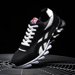 Laufschuhe für Männer Große Größe Sneaker Dropshipping Männer Schuhe 36-48 Größe Licht Atmungsaktive Schuhe Rutschfeste Atmungsaktiv 42 schwarz weiße
