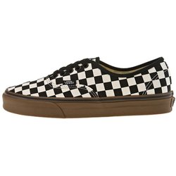 Vans Authentic Schachbrettmuster Schwarz Gummi 41