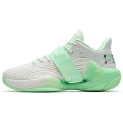 Anta Water Flower 4 Stickstofftechnologie Rutschfest Abriebfest Atmungsaktiv Low-Top Basketballschuhe Herren Sneaker Weiß Grün 112231109-2 44.5