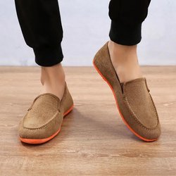 Old Beijing Cloth Shoes Lässige Canvas-Schuhe für Herren mit weicher Sohle und flachem Absatz 41
