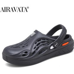Neue Mode Männer und Frauen Garten Clogs Schuhe Rutschfeste Hausschuhe Sommer Strand Sandalen Unisex Flip Flop 45 grau
