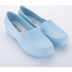 Candy Color Casual Loafers Einzelschuhe Damen Herbstmode Schlupfschuhe Mädchen Mokassin Pantoletten Büro Damen Flats 40 blau