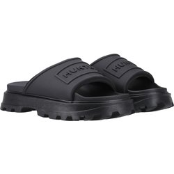 Hunter Unisex Erwachsene Stacked Geformtes Fußbett Pantoletten 6 UK schwarz