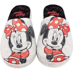 Disney Damen/Damen Minnie Maus Hausschuhe 7 UK-8 UK grau