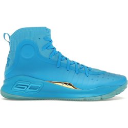 Under Armour Curry 4 Retro Flooded Herren Sneakers Blau Capri Metallic-Gold 1298306-404 41