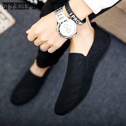 Freizeitschuhe Herren Loafer Mode Bequeme Flache Schuhe Slipper Leder Fahrschuhe 39
