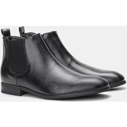 Mode Übergröße 39-50 48 49 Herren Chelsea Boots Retro Mode Herren Stiefeletten Lederschuhe für Herren Chelsea Motorradstiefel 50 schwarz