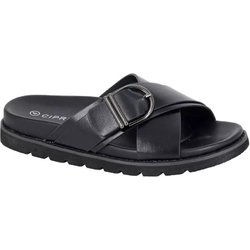 Cipriata Damen Dalia Pantoletten 7 UK schwarz