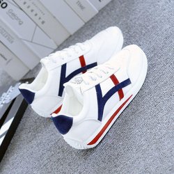 Sportschuhe für Studenten, koreanische Version von leichten Laufschuhen, atmungsaktiven Paarschuhen 40 blau