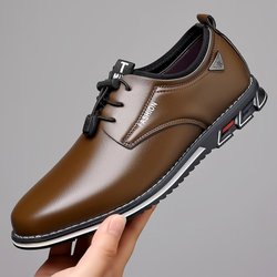 Herren-Lederschuh, lässige Golfschuhe, Herren-Sportschuhe, atmungsaktive Anti-Rutsch-Schuhe, leichte Sportschuhe 45 armee grüne