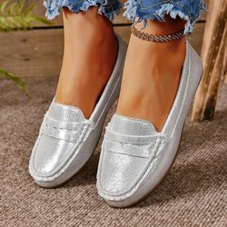 2024 Flache Slipper mit runder Spitze für Damen – modisch, leicht und bequem für alle Jahreszeiten 37