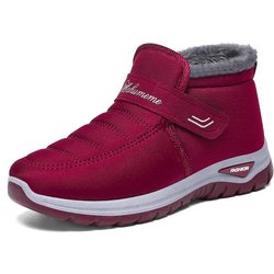 Damenschuhe Baumwollschuhe Baumwollstiefel Fleece Verdickte Damenstiefel Schneestiefel Stiefeletten 41