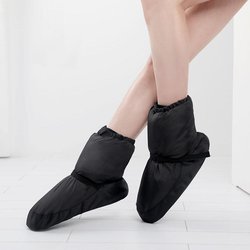 Ballettschuhe für Mädchen und Frauen, Warm-Up-Booties, Nationaltanzschuhe, Winter-Tanzstiefel, warme, rutschfeste Ballerinastiefel, Trainingsschuhe 31-33