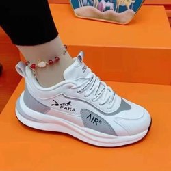 Sportschuhe, Dad-Schuhe, Damenleder-Oberfläche, atmungsaktive weiche Sohle, Freizeitschuhe, Damenmodeschuhe 39 weiß