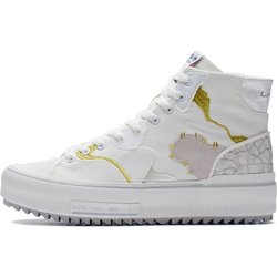 Li Ning CF Paint High-Top Skateschuhe Unisex Skateschuhe Cloud-White AGCS050-1 36⅓