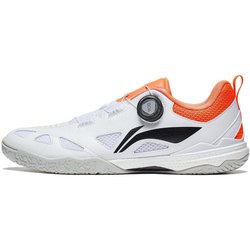 Li Ning Mage Pe Stoßdämpfung Low Top Tischtennisschuhe Unisex Schuhe Weiß Orange APTT023-1 39⅔