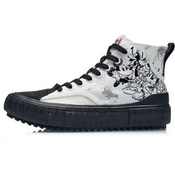 Li Ning Disney Kooperationsserie High-Top Skate Schuhe Damen Skate Schuhe Phantom-Schwarz AGCR180-5 37⅔