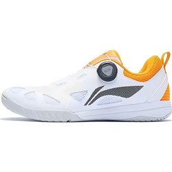 Li-Ning Strapazierfähige Atmungsaktive Low-Top Trainingsschuhe Unisex Sneaker Weiß Orange APTT001-2 38⅓