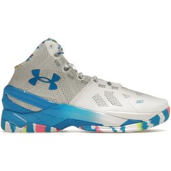 Under Armour Curry 2 Retro Splash Party 2023 Unisex Sneakers Weiß Mojo-Pink 3026282-100