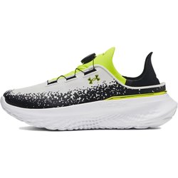 Under Armour SlipSpeed Mega Weiß High Vis Gelb Unisex Sneaker Schwarz 3028539-107 36