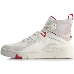 Li Ning Superwave Hi Classic Freizeitschuhe Herren Sneaker Schneeweiß AGCQ013-1 43⅔