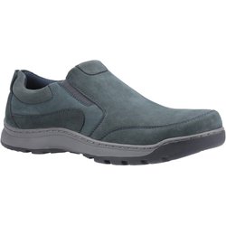 Hush Puppies Herren-Slipper Jasper aus Nubukleder 14 UK dunkelblau