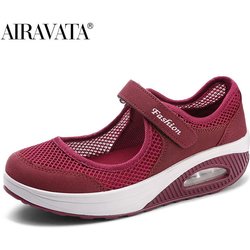 Damen-Sneaker, leichte Outdoor-atmungsaktive Mesh-Sport-Strandschuhe 35 braun
