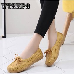 Paar Schuhe Damenschuhe Echtes Leder Casual Slip-on Flat 37
