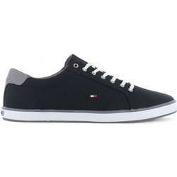 Tommy Hilfiger Harlow - Herren Sneakers Schuhe Canvas Schwarz FM0FM00596-990 ORIGINAL EU 46 UK 11 schwarz