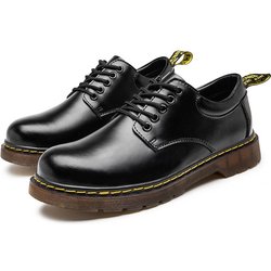 38-48 Herbst/Winter Herren Echtlederschuhe Wasserdichte Outdoor Herrenstiefel Herren Oxford Schuhe Derby Schuhe Herrenbrogues Schuhe 44 schwarz