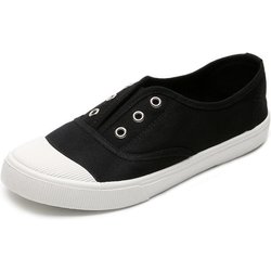 Canvas-Schuhe Unisex Canvas-Schuhe Weiche und bequeme atmungsaktive Schuhe Modische Freizeitschuhe aus Stoff 39 schwarz