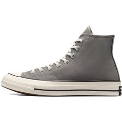 Converse Chuck 70 High Vintage Canvas - Origin Story Graue Unisex-Sneakers Egret Schwarz A05584C 39.5