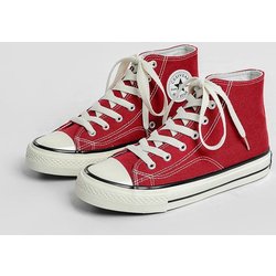 Damen Canvas Sneakers Casual Flat Lace Up High Top weiße Schuhe Unisex Vulkanisierte Schuhe Frau Paar Schuhe 39