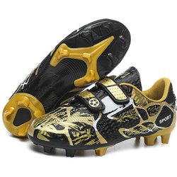 Kinder-Fußballschuhe Society FG Schule Fußballschuhe Stollen Gras Turnschuhe Jungen Mädchen Outdoor-Athletiktraining Sportschuhe 33 schwarz