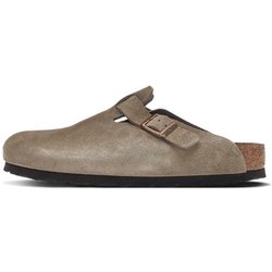 Birkenstock Boston Soft Footbed Suede Taupe EU 44 braun